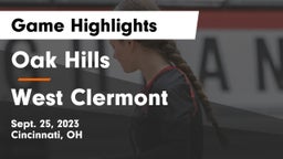 Oak Hills  vs West Clermont  Game Highlights - Sept. 25, 2023