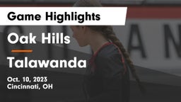 Oak Hills  vs Talawanda  Game Highlights - Oct. 10, 2023