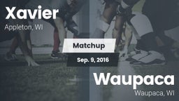 Matchup: Xavier High vs. Waupaca  2016