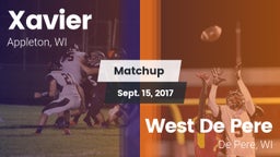 Matchup: Xavier High vs. West De Pere  2017
