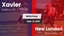 Matchup: Xavier High vs. New London  2018