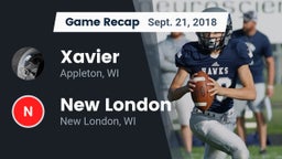 Recap: Xavier  vs. New London  2018