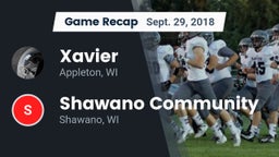 Recap: Xavier  vs. Shawano Community  2018