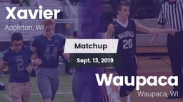 Matchup: Xavier High vs. Waupaca  2019