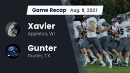 Recap: Xavier  vs. Gunter  2021