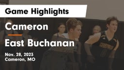 Cameron  vs East Buchanan  Game Highlights - Nov. 28, 2023