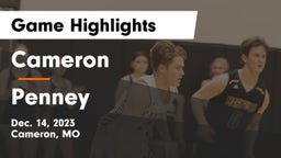 Cameron  vs Penney  Game Highlights - Dec. 14, 2023