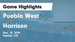 Pueblo West  vs Harrison  Game Highlights - Dec. 15, 2018