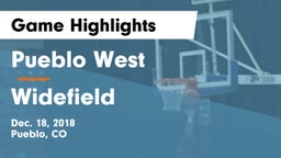 Pueblo West  vs Widefield  Game Highlights - Dec. 18, 2018