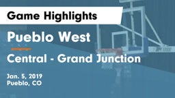 Pueblo West  vs Central - Grand Junction  Game Highlights - Jan. 5, 2019