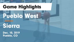 Pueblo West  vs Sierra  Game Highlights - Dec. 10, 2019
