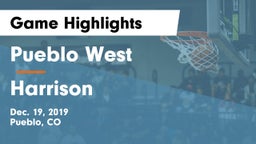 Pueblo West  vs Harrison  Game Highlights - Dec. 19, 2019