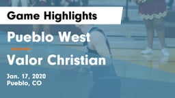 Pueblo West  vs Valor Christian  Game Highlights - Jan. 17, 2020