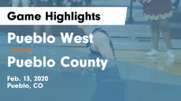 Pueblo West  vs Pueblo County  Game Highlights - Feb. 13, 2020