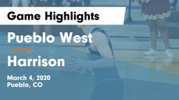 Pueblo West  vs Harrison Game Highlights - March 4, 2020