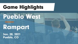 Pueblo West  vs Rampart  Game Highlights - Jan. 28, 2021