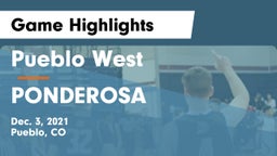 Pueblo West  vs PONDEROSA  Game Highlights - Dec. 3, 2021