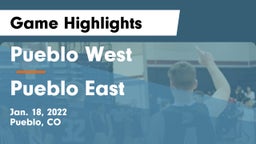 Pueblo West  vs Pueblo East  Game Highlights - Jan. 18, 2022