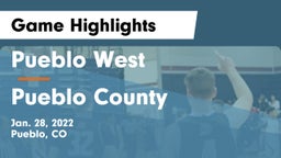 Pueblo West  vs Pueblo County  Game Highlights - Jan. 28, 2022