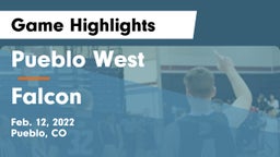Pueblo West  vs Falcon   Game Highlights - Feb. 12, 2022