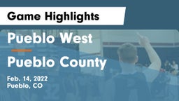 Pueblo West  vs Pueblo County  Game Highlights - Feb. 14, 2022