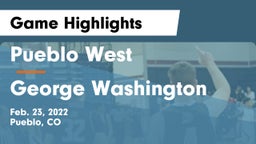 Pueblo West  vs George Washington  Game Highlights - Feb. 23, 2022