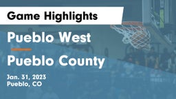 Pueblo West  vs Pueblo County  Game Highlights - Jan. 31, 2023