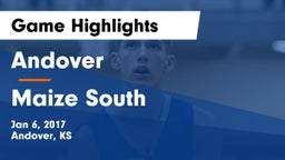 Andover  vs Maize South  Game Highlights - Jan 6, 2017