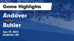 Andover  vs Buhler  Game Highlights - Jan 19, 2017