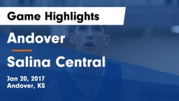 Andover  vs Salina Central  Game Highlights - Jan 20, 2017