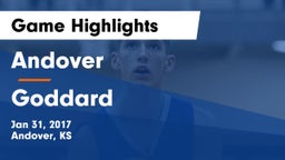 Andover  vs Goddard  Game Highlights - Jan 31, 2017