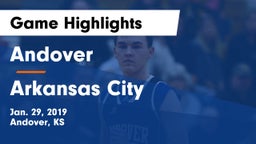 Andover  vs Arkansas City  Game Highlights - Jan. 29, 2019