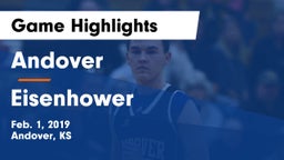 Andover  vs Eisenhower  Game Highlights - Feb. 1, 2019
