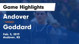 Andover  vs Goddard  Game Highlights - Feb. 5, 2019