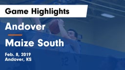 Andover  vs Maize South  Game Highlights - Feb. 8, 2019