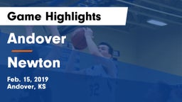 Andover  vs Newton  Game Highlights - Feb. 15, 2019