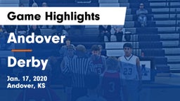 Andover  vs Derby  Game Highlights - Jan. 17, 2020