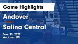 Andover  vs Salina Central  Game Highlights - Jan. 23, 2020