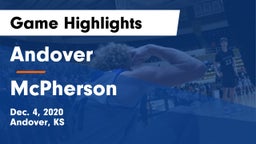 Andover  vs McPherson  Game Highlights - Dec. 4, 2020