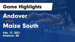 Andover  vs Maize South Game Highlights - Feb. 17, 2021