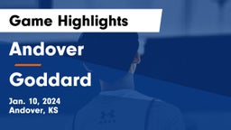 Andover  vs Goddard  Game Highlights - Jan. 10, 2024