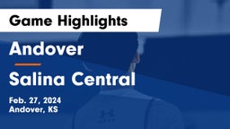 Andover  vs Salina Central  Game Highlights - Feb. 27, 2024