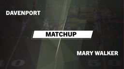 Matchup: Davenport High vs. Mary Walker 2016