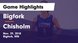 Bigfork  vs Chisholm  Game Highlights - Nov. 29, 2018