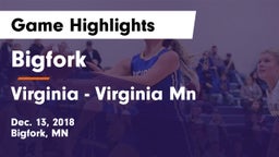 Bigfork  vs Virginia  - Virginia Mn Game Highlights - Dec. 13, 2018