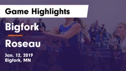 Bigfork  vs Roseau  Game Highlights - Jan. 12, 2019