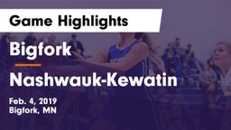 Bigfork  vs Nashwauk-Kewatin Game Highlights - Feb. 4, 2019