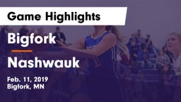 Bigfork  vs Nashwauk Game Highlights - Feb. 11, 2019