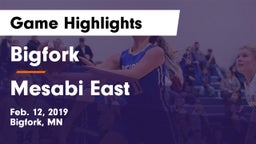 Bigfork  vs Mesabi East Game Highlights - Feb. 12, 2019