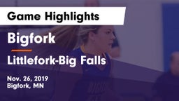Bigfork  vs Littlefork-Big Falls  Game Highlights - Nov. 26, 2019